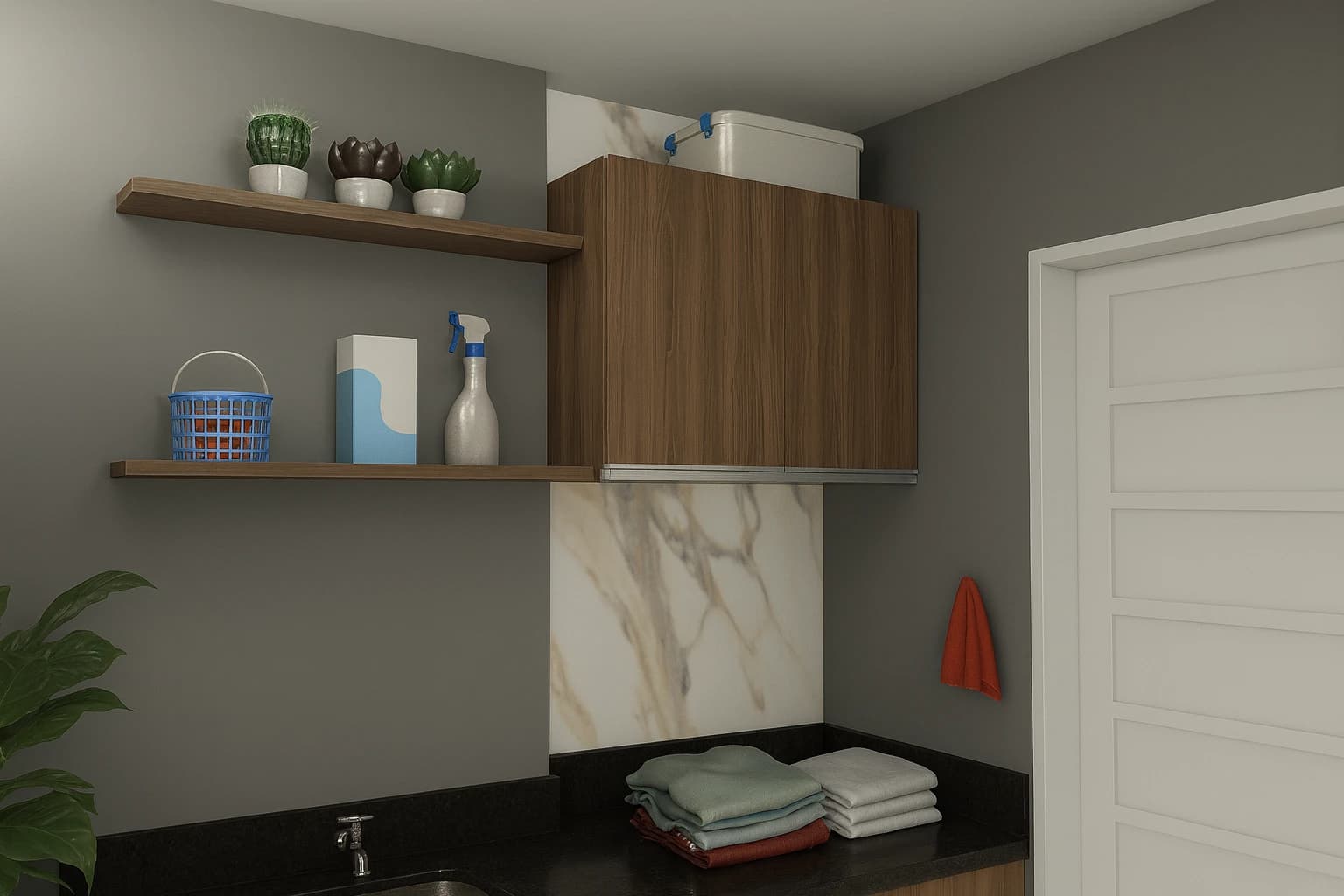 Lavanderia planejada moderna – prática, linda e fácil de manter